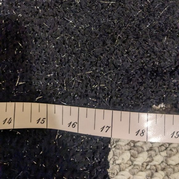 Joseph Ripkoff Fluffy  Knit Sweater Silver details - Picture 7 of 7